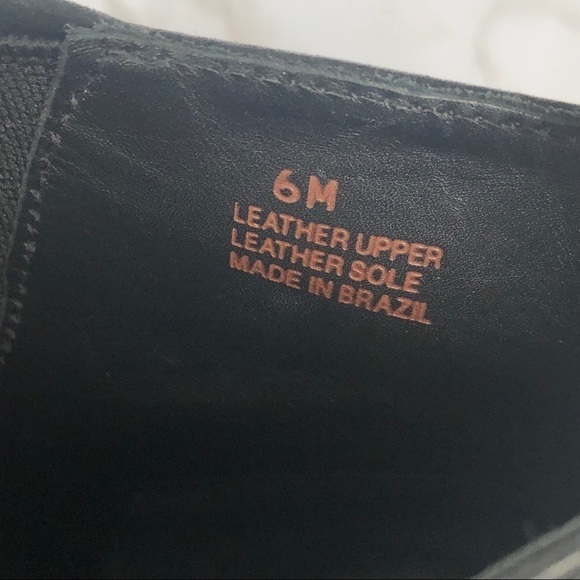 Jack Rogers black nubuck leather hand stitched harness detail booties size 6 - Picture 11 of 14